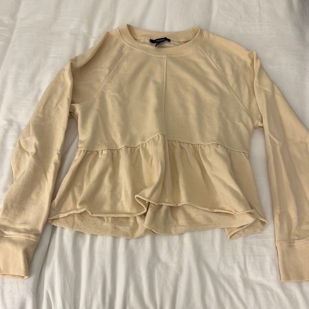 Forever 21 Peplum Sweatshirt